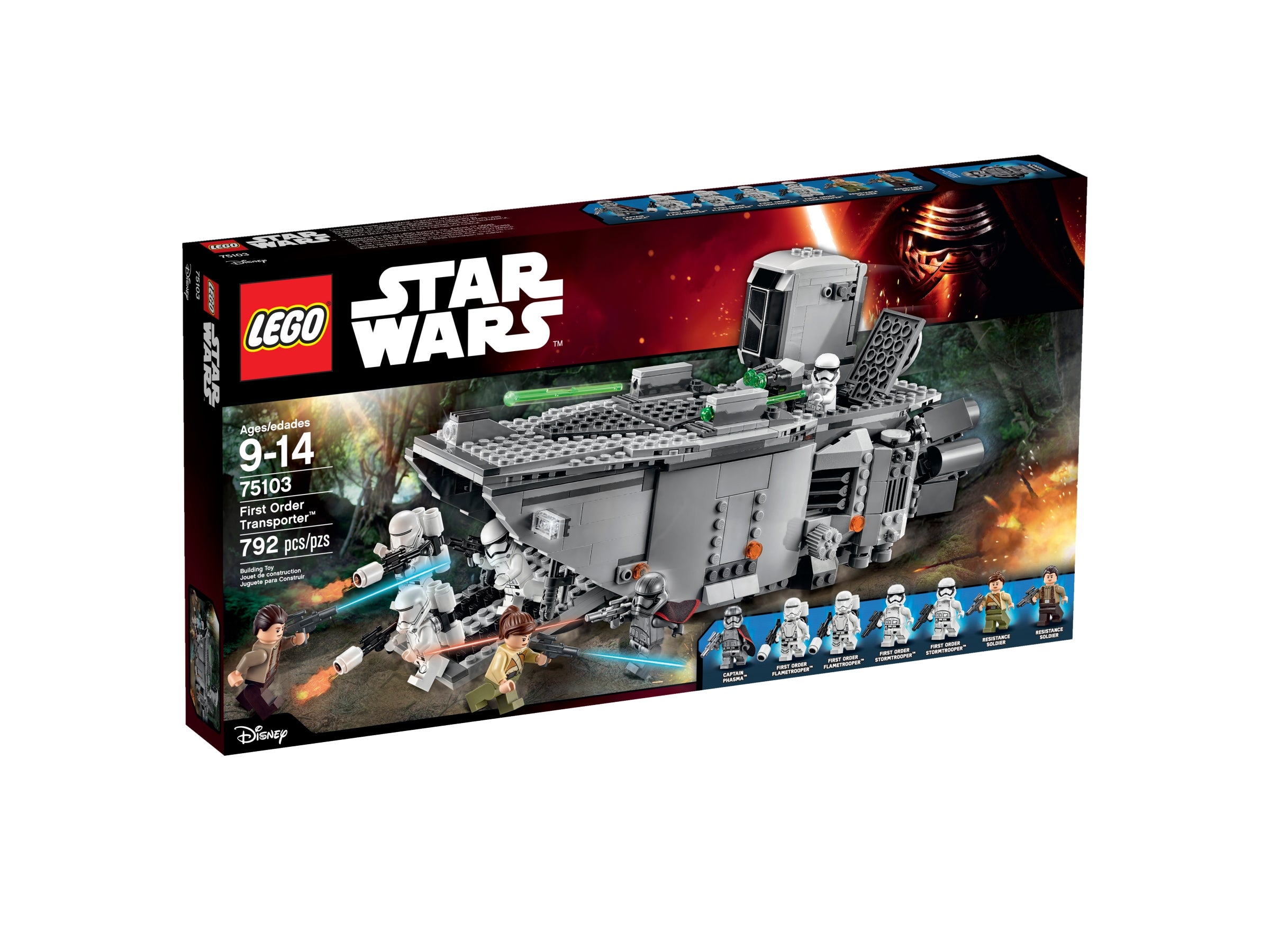 LEGO Star Wars 75103 First Order Transporter New Sealed Retired 7 Minifigures